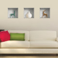 Waterproof Removable Vinyl 3d Wall Sticker For Home Decor